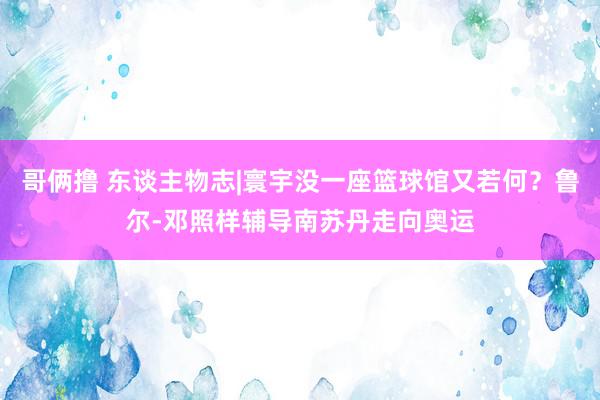 哥俩撸 东谈主物志|寰宇没一座篮球馆又若何？鲁尔-邓照样辅导南苏丹走向奥运