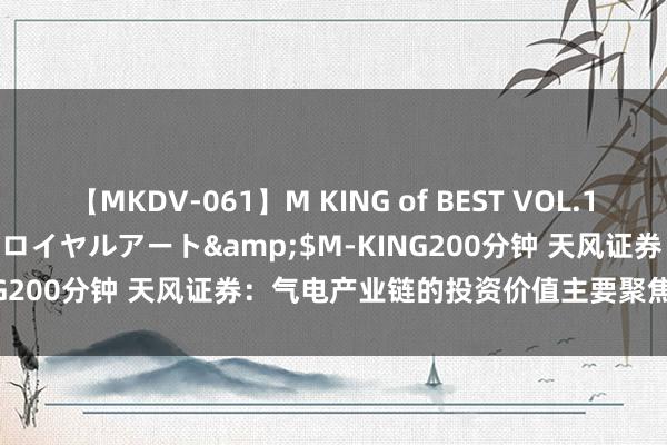 【MKDV-061】M KING of BEST VOL.1</a>2010-11-13ロイヤルアート&$M-KING200分钟 天风证券：气电产业链的投资价值主要聚焦于三个方面