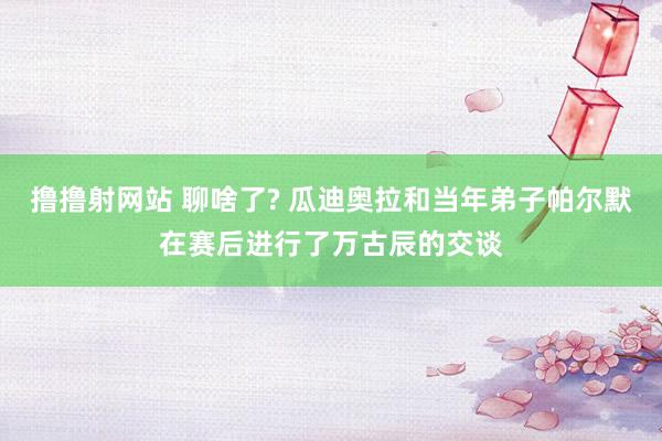 撸撸射网站 聊啥了? 瓜迪奥拉和当年弟子帕尔默在赛后进行了万古辰的交谈