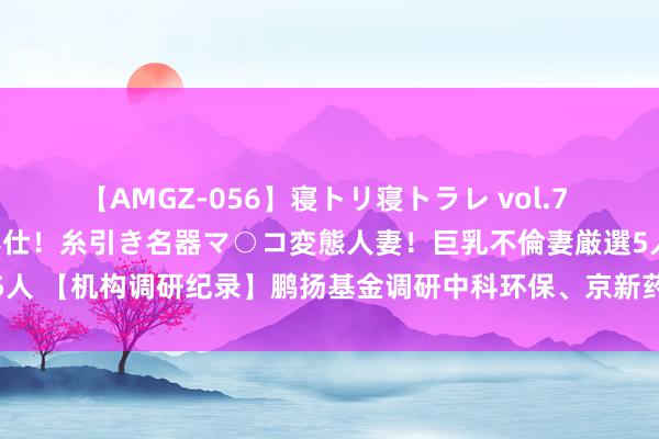 【AMGZ-056】寝トリ寝トラレ vol.7 巨乳むっちむちパイズリ奉仕！糸引き名器マ○コ変態人妻！巨乳不倫妻厳選5人 【机构调研纪录】鹏扬基金调研中科环保、京新药业等4只个股（附名单）