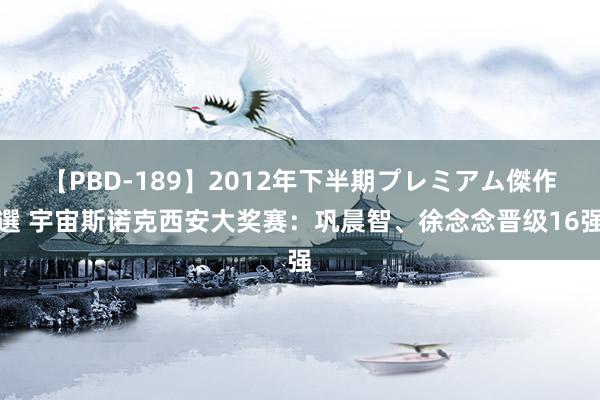 【PBD-189】2012年下半期プレミアム傑作選 宇宙斯诺克西安大奖赛：巩晨智、徐念念晋级16强