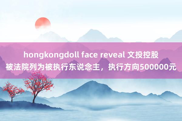 hongkongdoll face reveal 文投控股被法院列为被执行东说念主，执行方向500000元